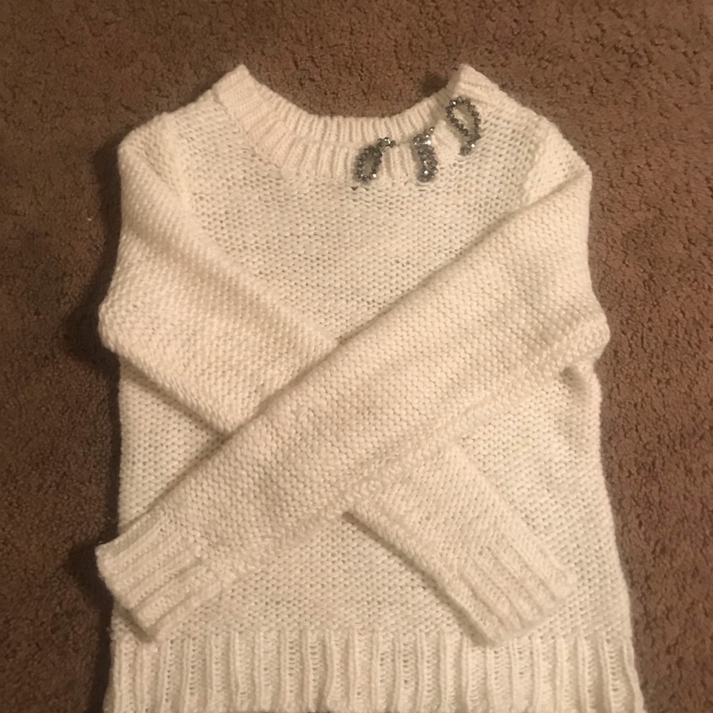 Creme knit sweater